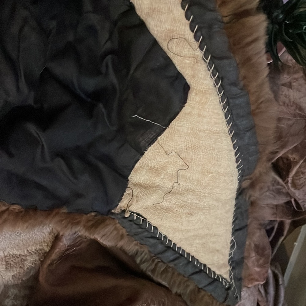 Vintage Rabbit Fur Shawl Handmade - Picture 7 of 11